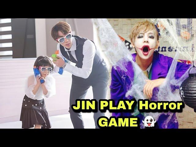 Jin play horror game   // Hindi dubbing