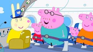 Peppa Flying To America  | Peppa Pig Official Full Episodes