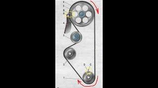 Ремень грм на ваз 2112 16 клапанов 124 двигатель. 5 грм. В какую сторону крутится ремень грм. Газораспределительный механизм ваз 2114. В какую сторону натягивается ролик грм при натяжке ремня.