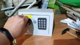 Установка нового пароля на сейфе из Леруа