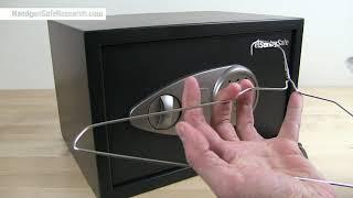Sentry Safe X055: Opened With a Coat Hanger